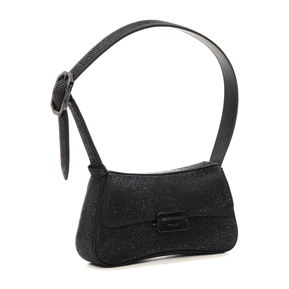 Emporio Armani Diamanten Kleine Tas met Bovenhandvat Black Dames