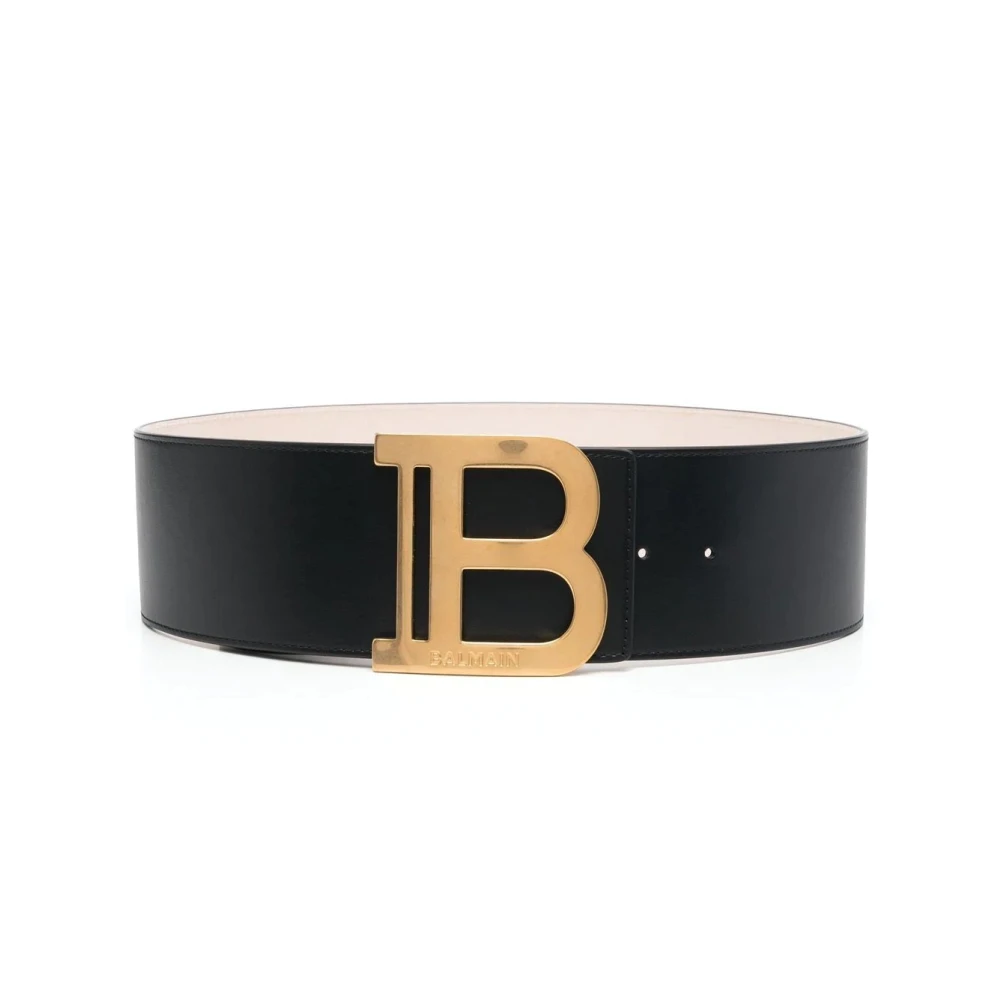 Balmain Black B-Belt 7-5 Cm - Female - Belts - 80 Cm - Accessories