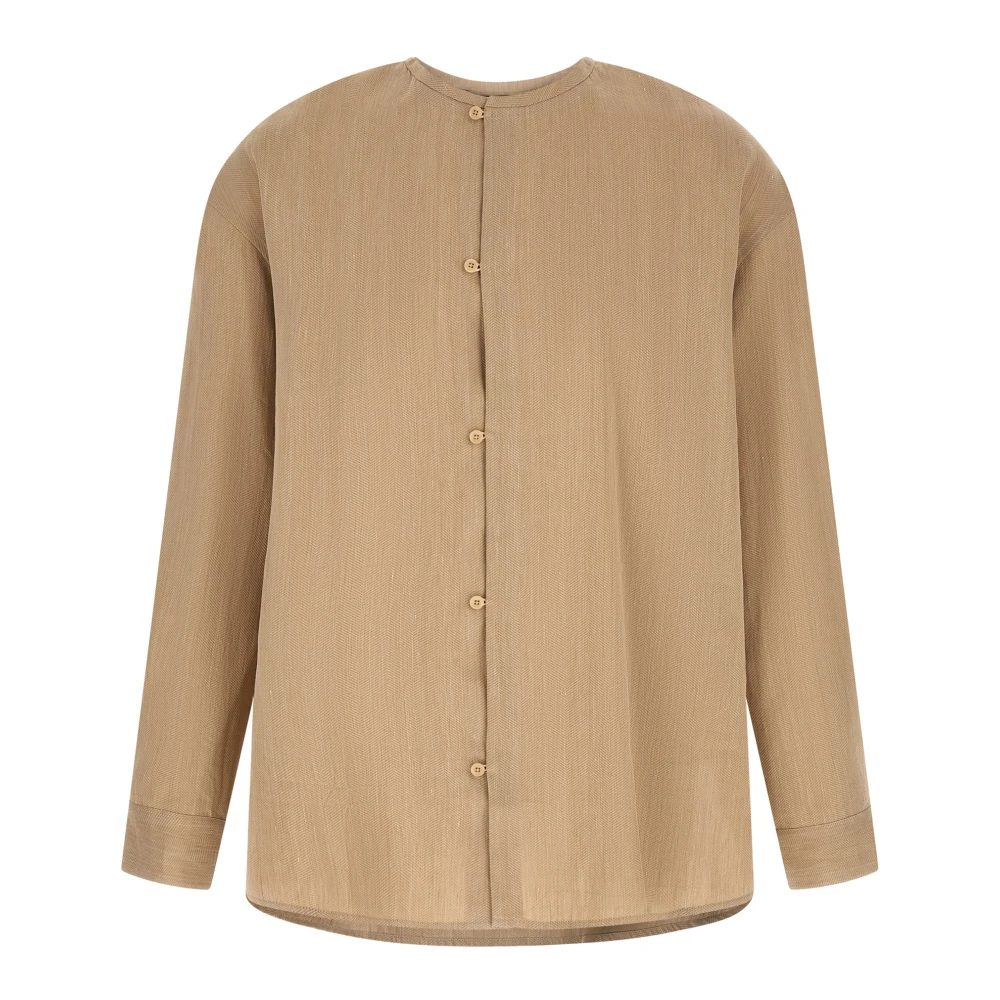Jacquemus Beige Casual Shirts, Male, M, La Chemise Pastro Shirt