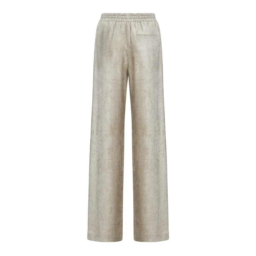 Alysi Elegante Broek Beige Dames