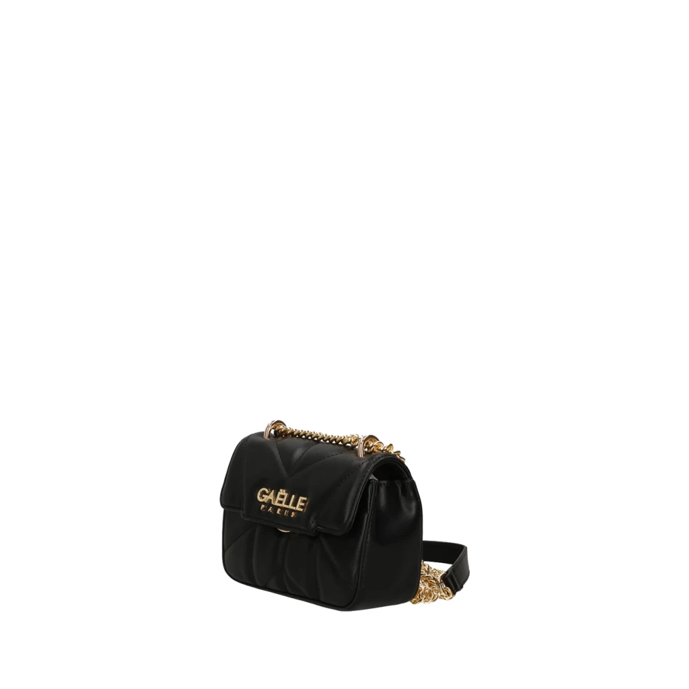 Gaëlle Paris Zwarte Schoudertas Elegant Veelzijdige Accessoire Black Dames