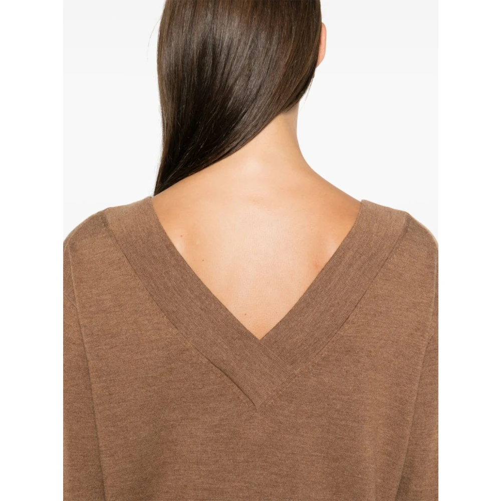 P.a.r.o.s.h. Stijlvolle Pullover in Verbrand Oranje Gray Dames
