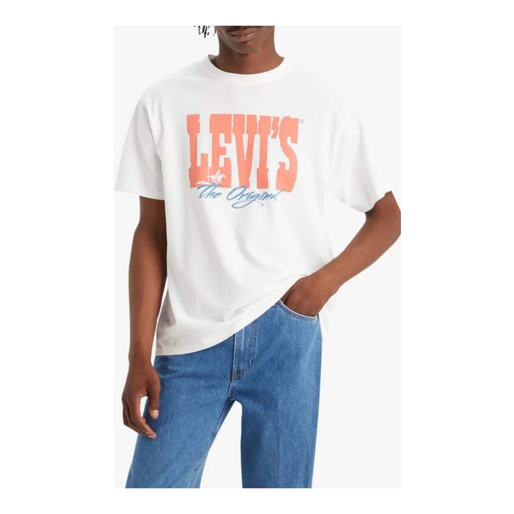 Levi's Vintage Grafische Tee voor Mannen White Heren