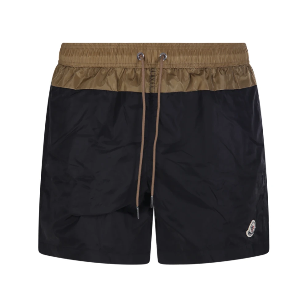 Moncler , Beachwear, Male, Black, M, Swimwear