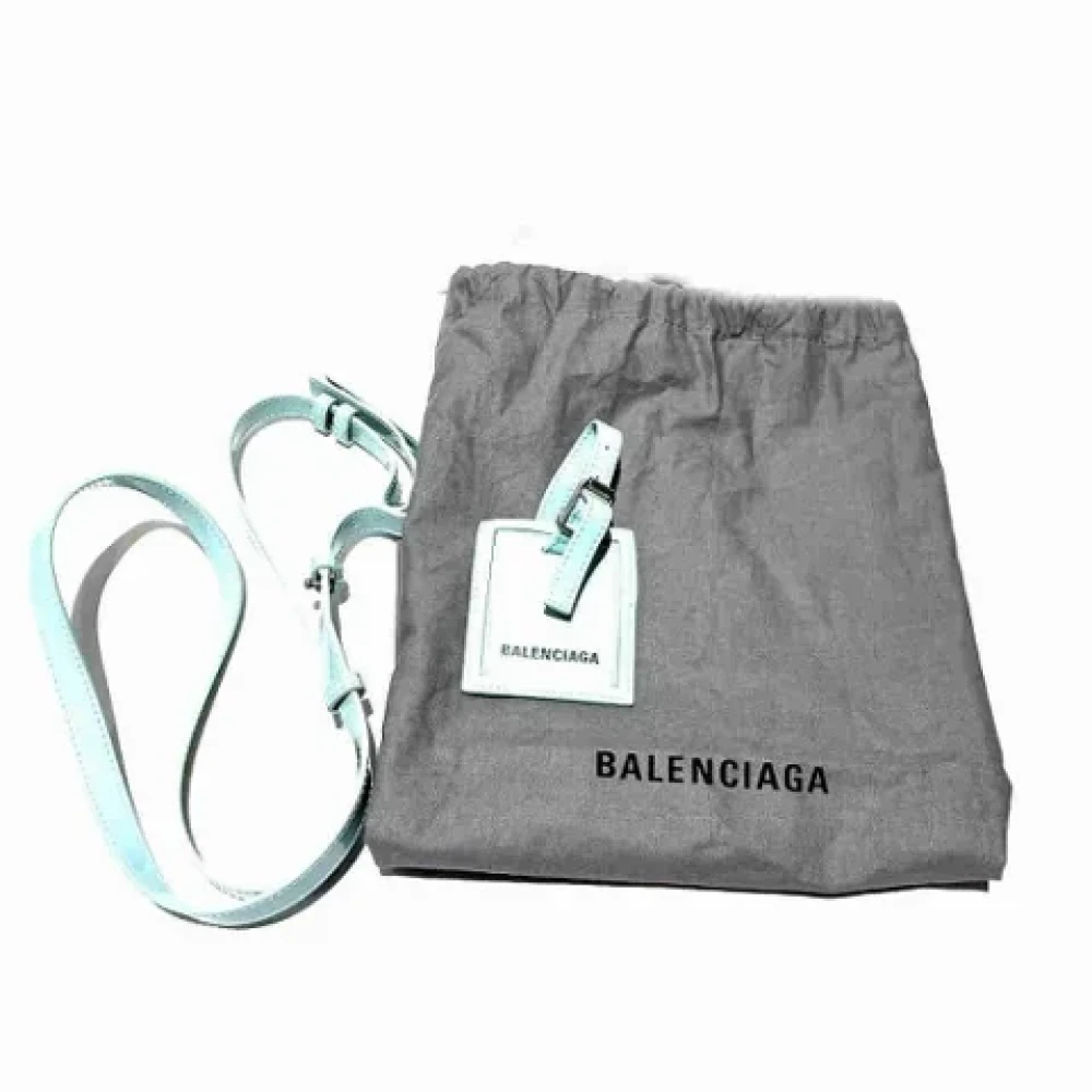 Balenciaga Vintage Pre-owned Leather handbags Blue Dames