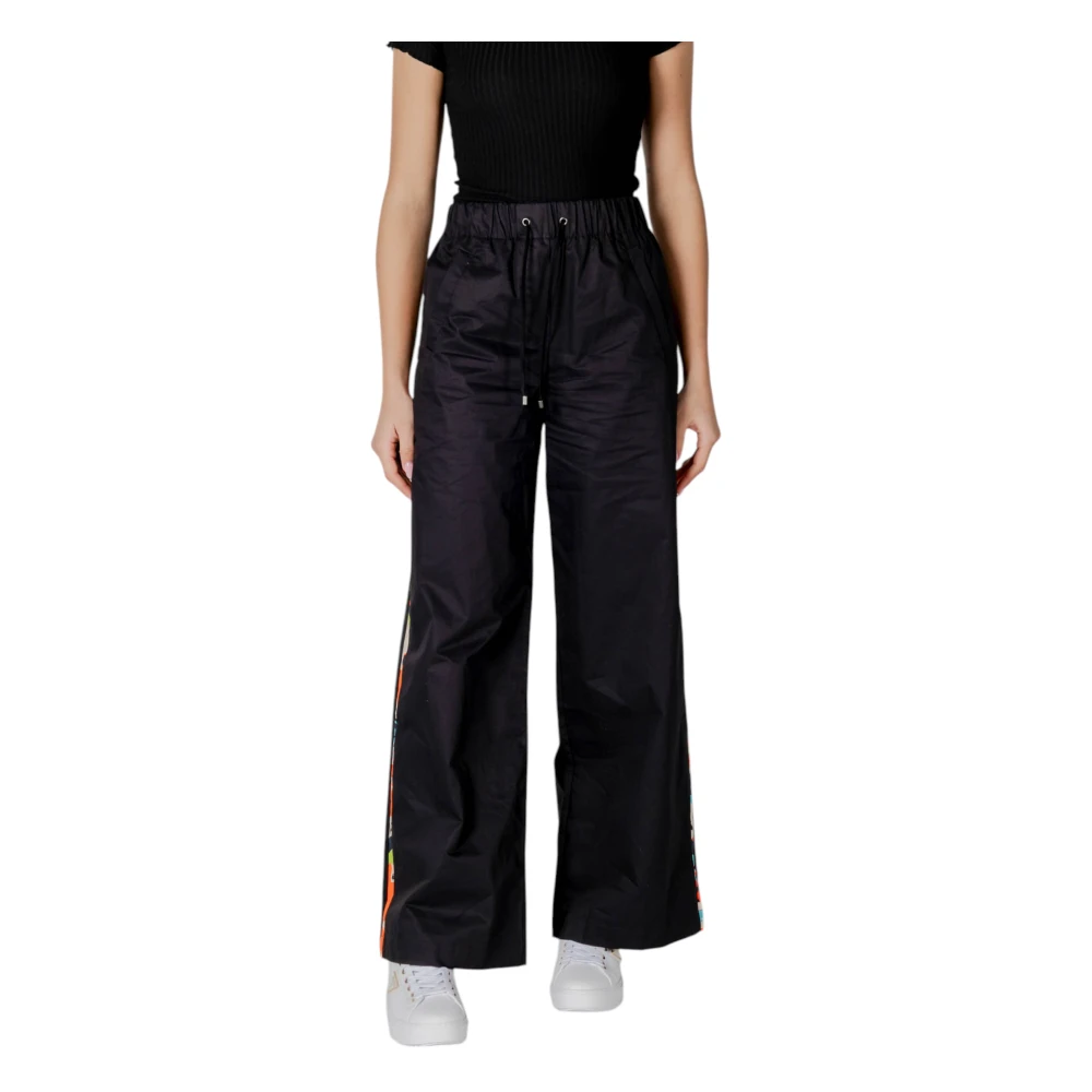 Desigual Katoenen Palace Broek voor Vrouwen Black Dames