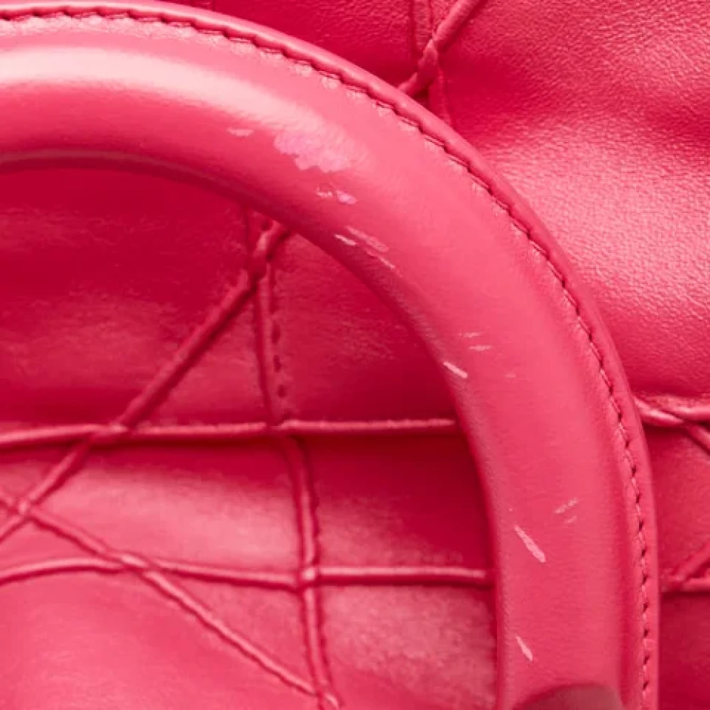 Dior Vintage Pre-owned Leather dior-bags Pink Dames
