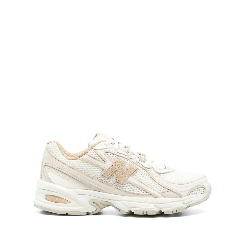 New Balance Women's Beige Sneakers, 7 Uk, Lace-Up Trainers With Abzorb® Midsole