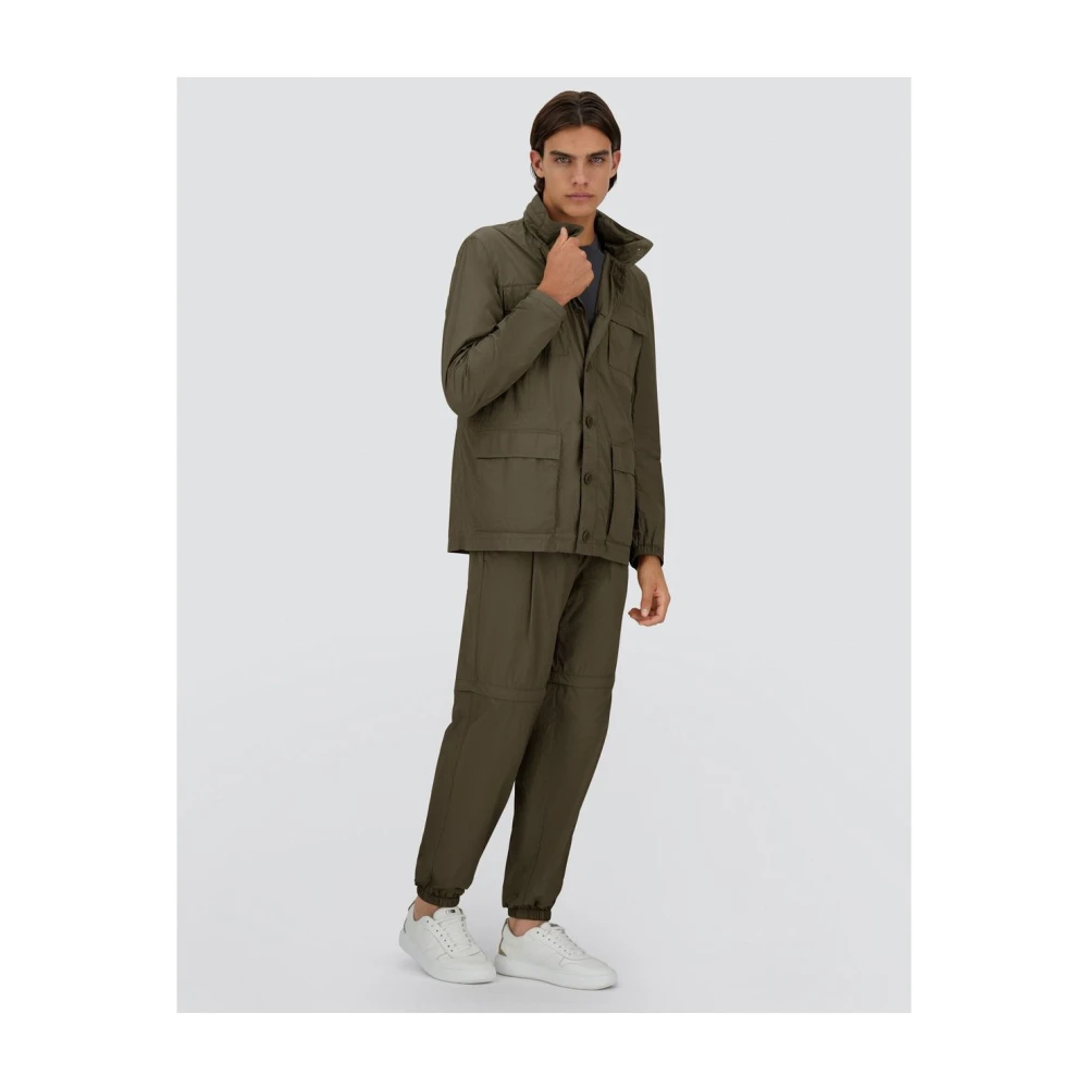 Herno Lichtgewicht Field Jacket Green Heren