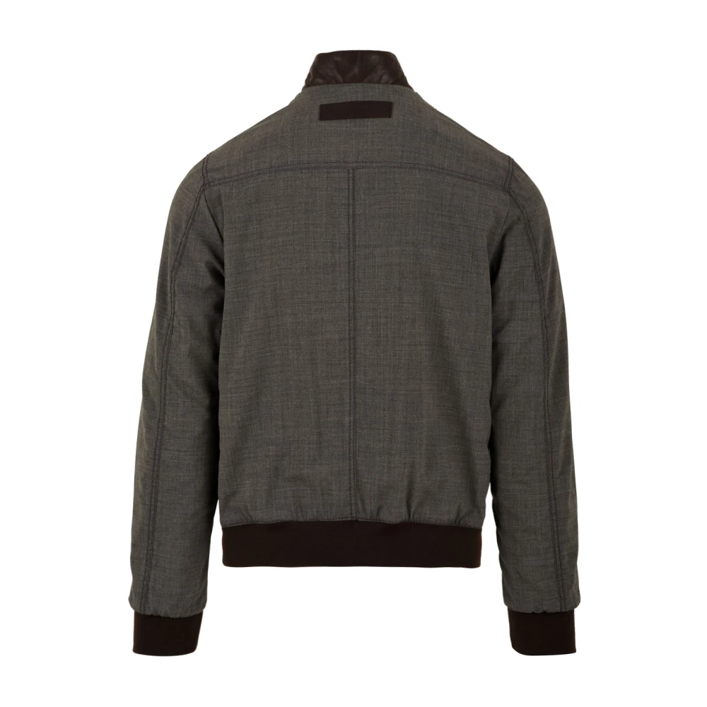 The Jack Leathers Fresco Napl Wood Brown Leren Jassen Brown Heren