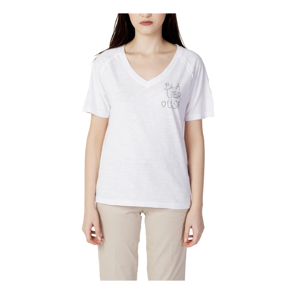 Blauer - Tops > T-Shirts - White - Blauer - Modalova