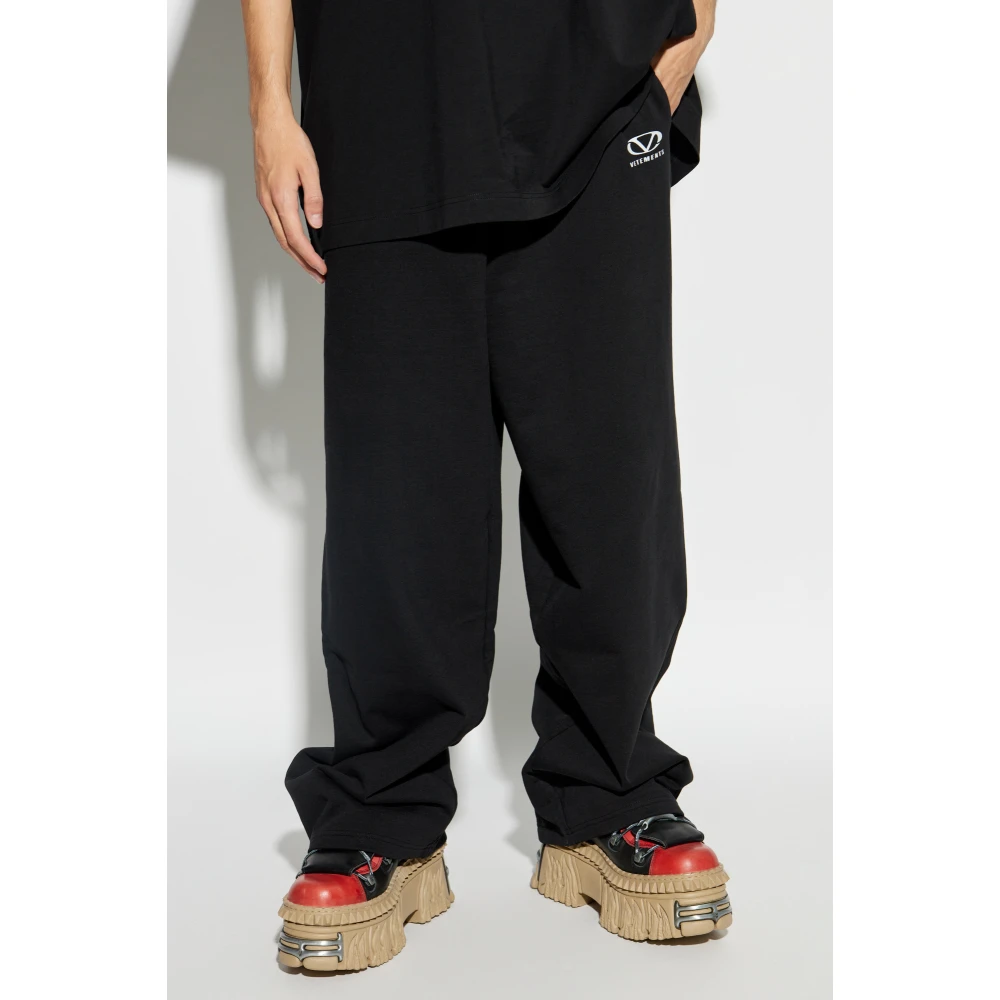 Vetements Sweatpants met bedrukt logo Black Heren