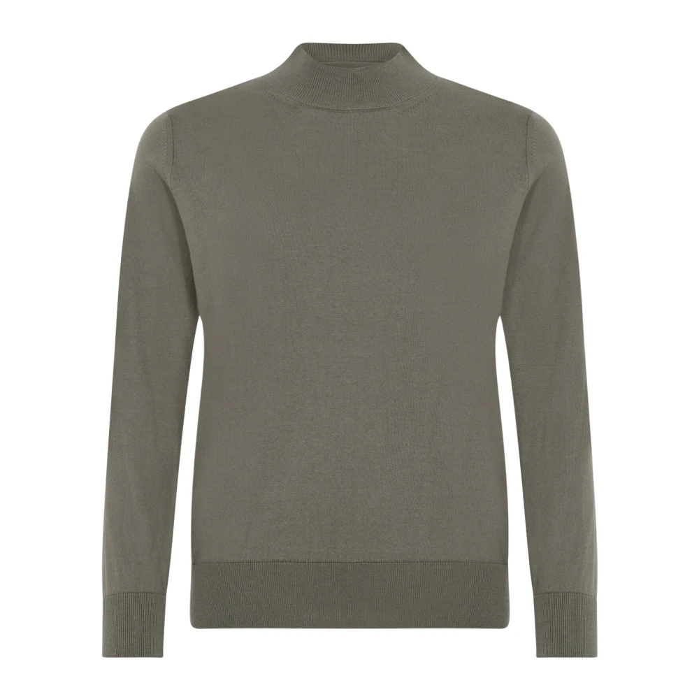 Skovhuus Mysig Turtleneck Blus i Timjan Grön Green, Dam