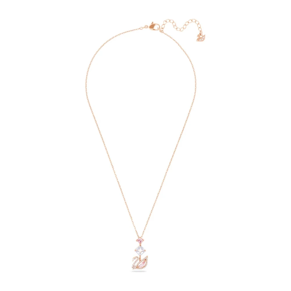 Swarovski Swan Anhänger, Schwan, 18K Roségoldbeschichtet Rosa  - Image 2