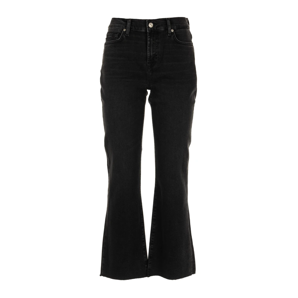 7 For All Mankind Zwarte Jeans Daisy Enkel Luxe Vintage Black Dames