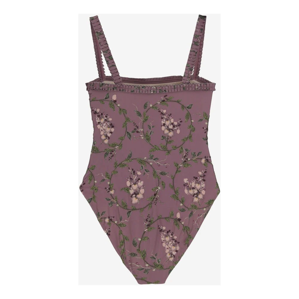 Agua by Agua Bendita Bloemen geborduurde badpak Multicolor Dames