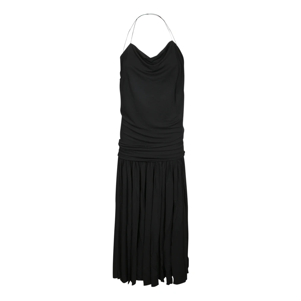 Jacquemus Black Midi Dresses, Female, Xs, Abiha Dress