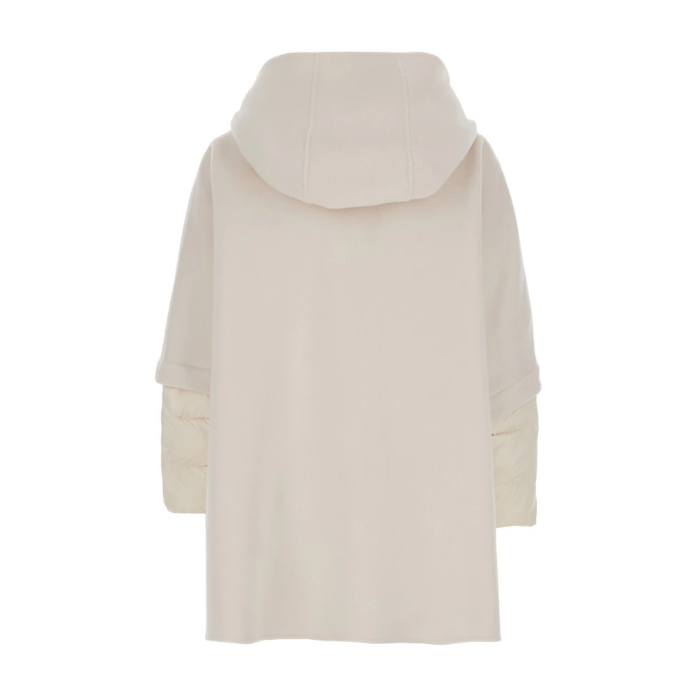 pinko Beige Medal Cape Coat Beige Dames