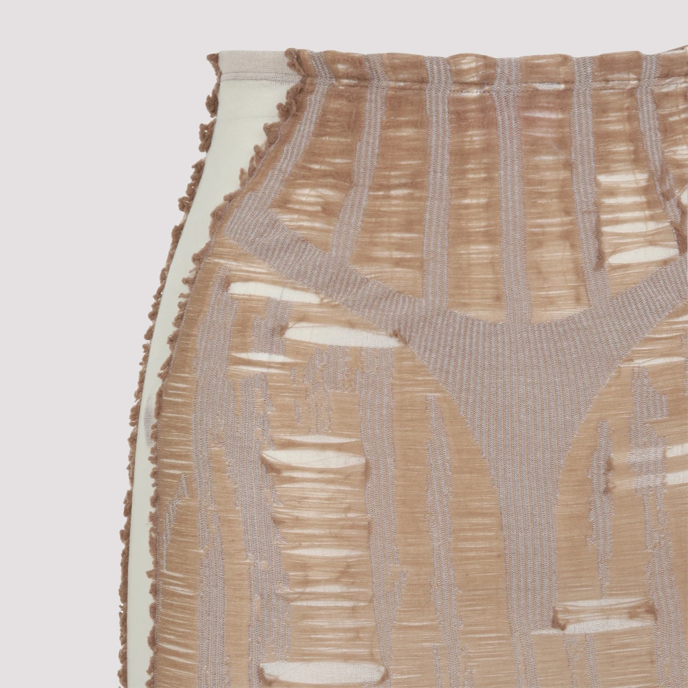 Diesel Neutrale Kleur Stijlvolle Rok Beige Dames