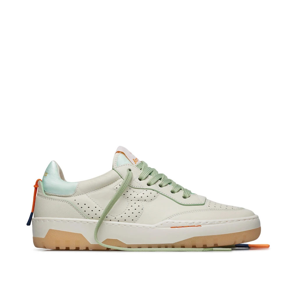 Barracuda Witte Leren Sneakers Dames Schoenen