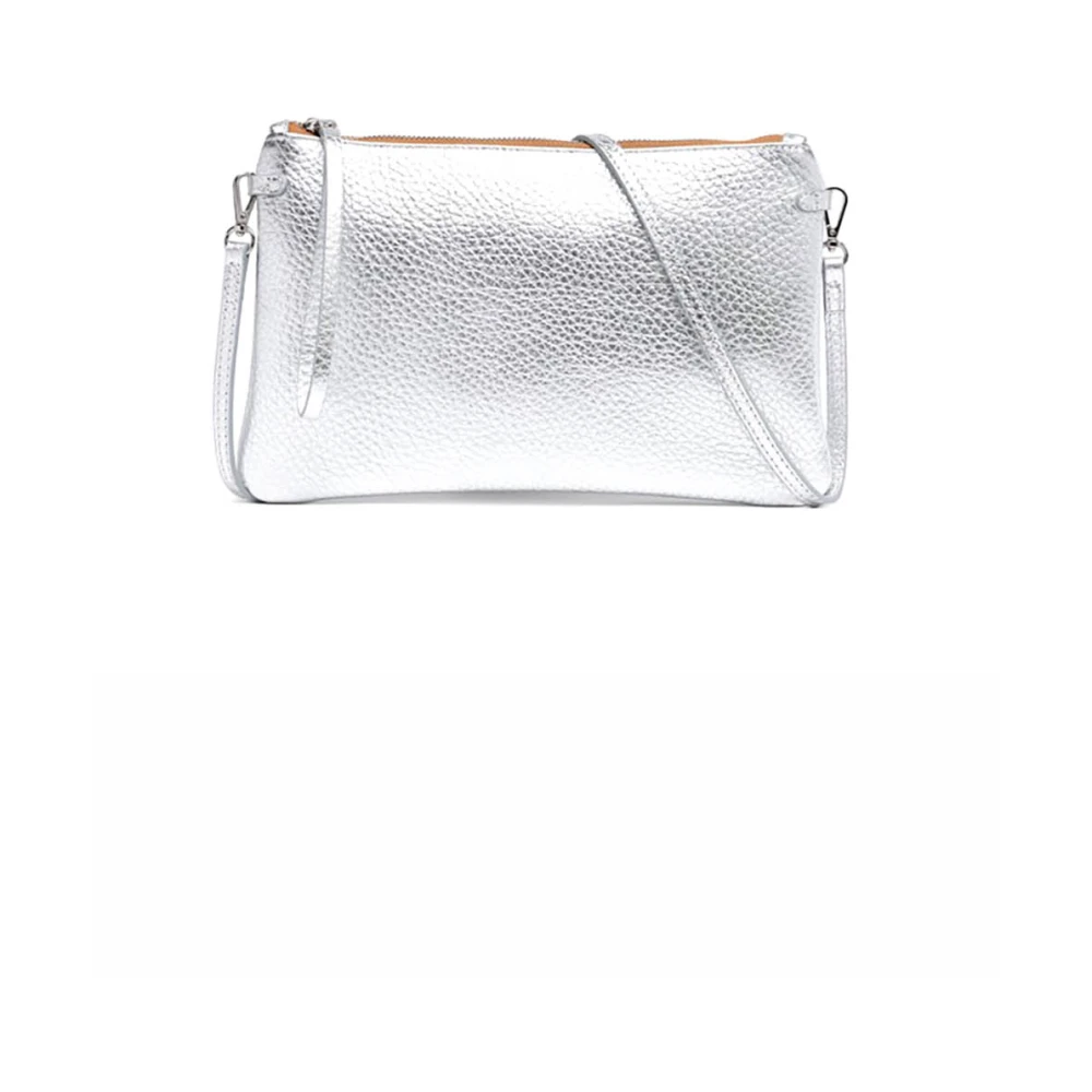 Gianni Chiarini Hermy Clutch Tas in Leer Gray Dames