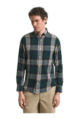 Regular Fit Windblown Flannel Check Shirt