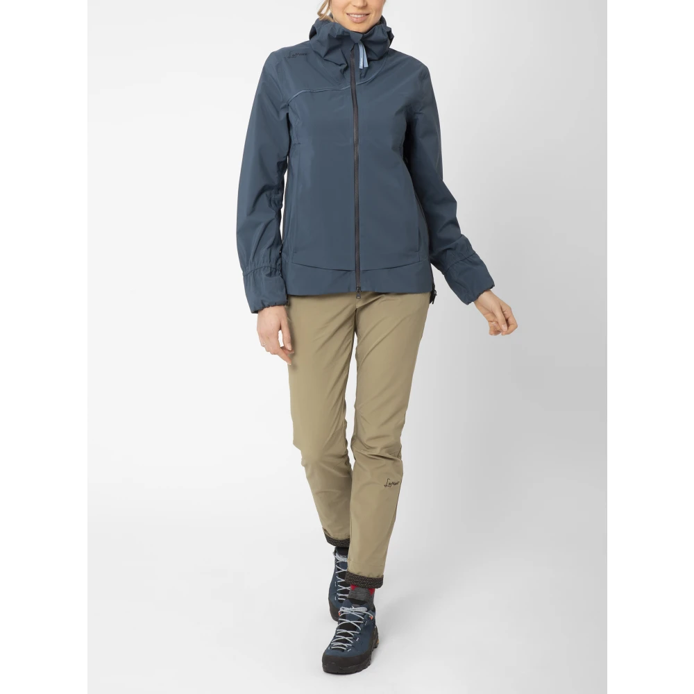 LaMunt Waterdichte jas Donker Antic Blauw Blue Dames