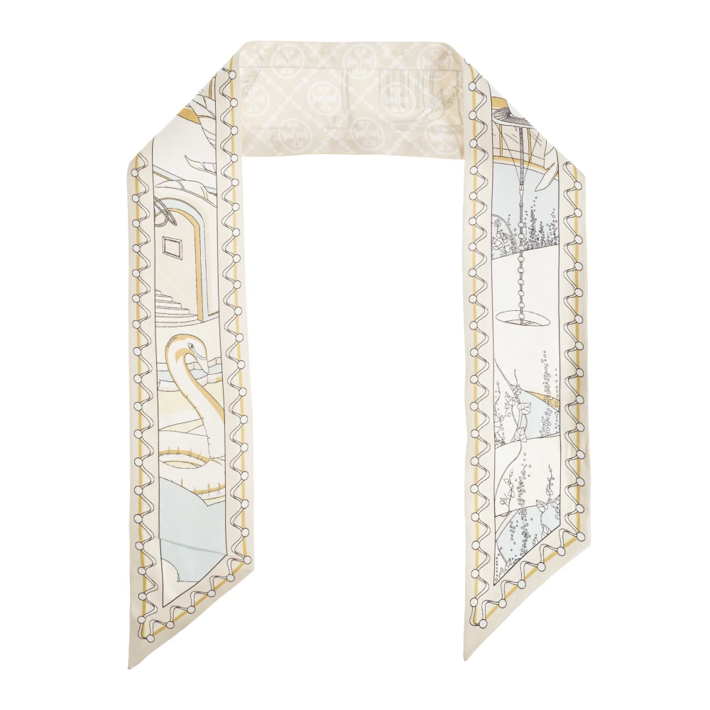 Tory Burch Donna Beige Accessori, Taglia Unica, New,
