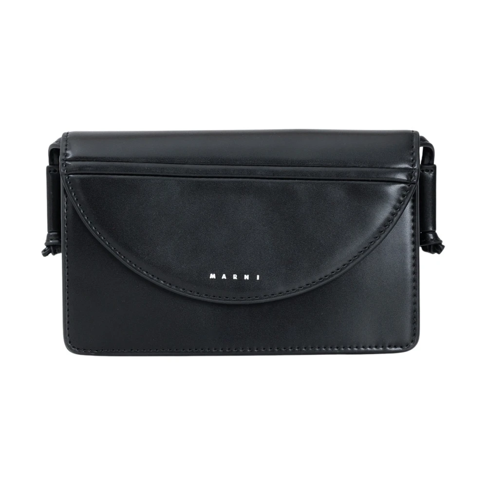 Marni , Cross Body Bags, Female, Black, One Size, Elegant Black Crossbody Bag