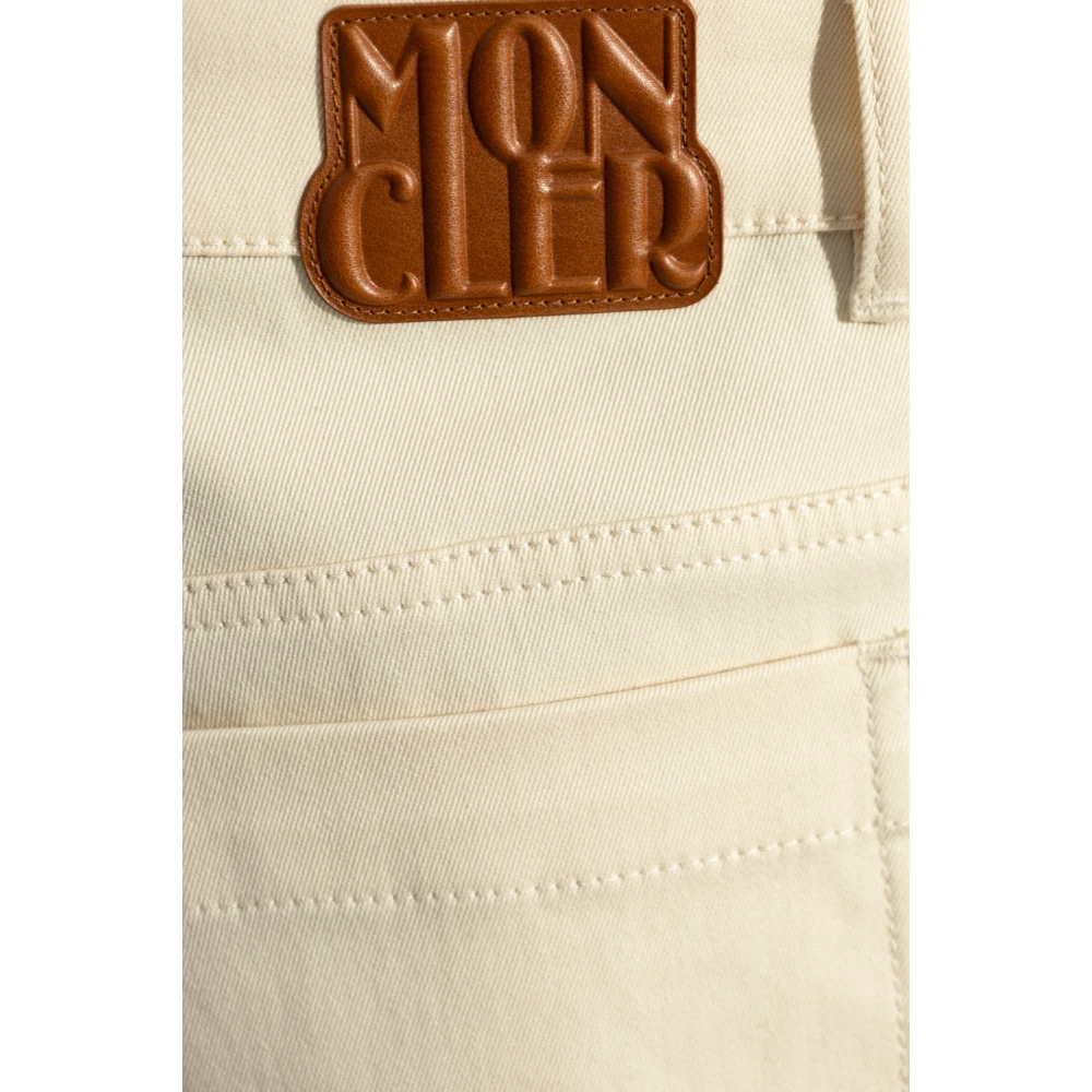 Moncler Katoenen broek Beige Dames