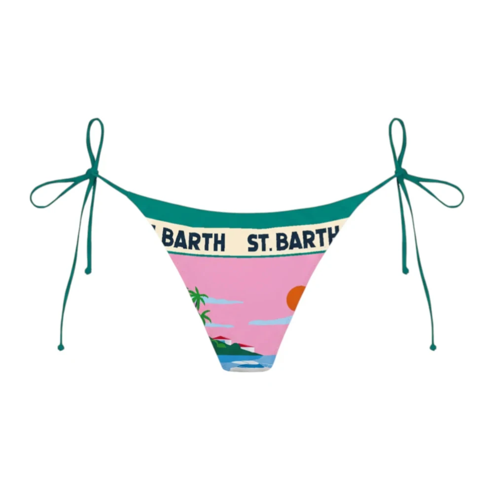Mc2 Saint Barth Women's Multicolor Marielle Cheeky Bottom - Bikinis - M - Swimwear