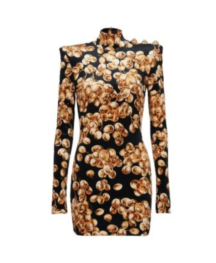 velvet-grape-print-turtleneck-dress