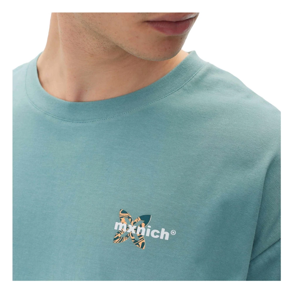 Munich Oversize Psicodelia T-shirt Green Heren