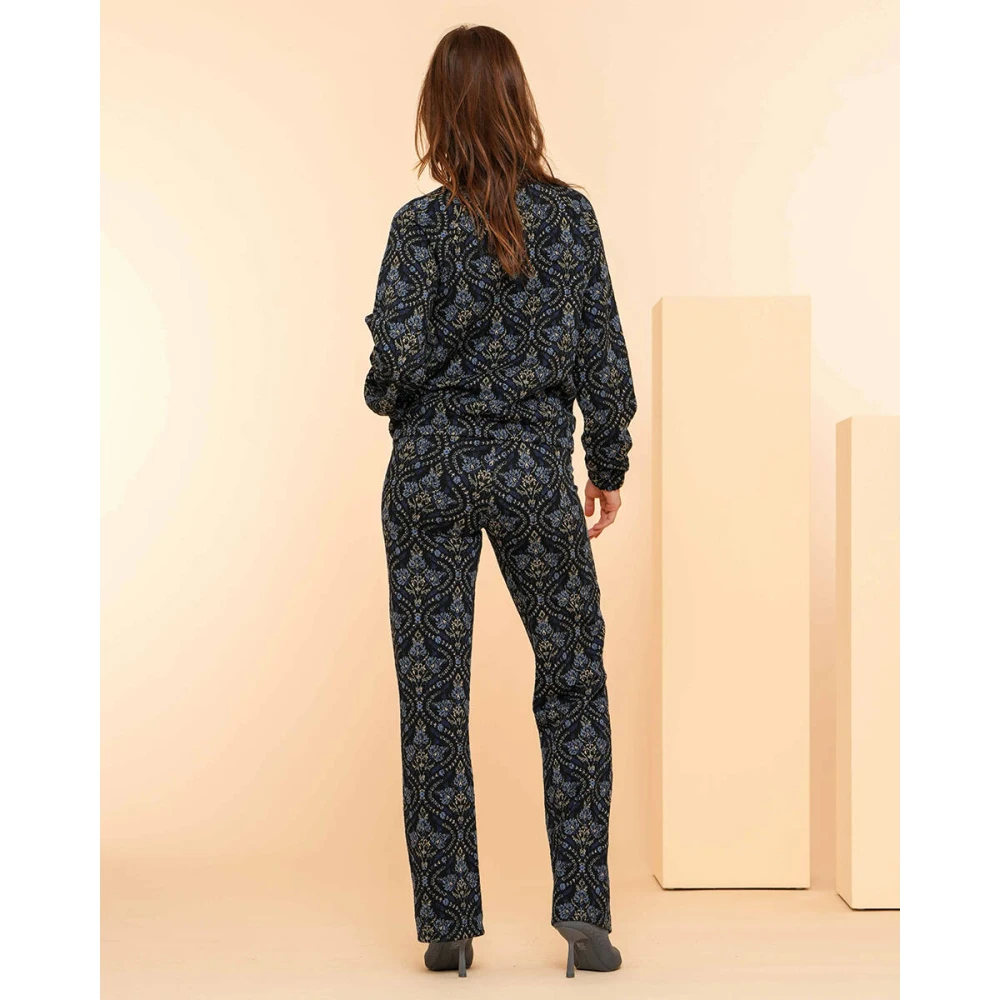 Geisha Stijlvolle Broek Multicolor Dames