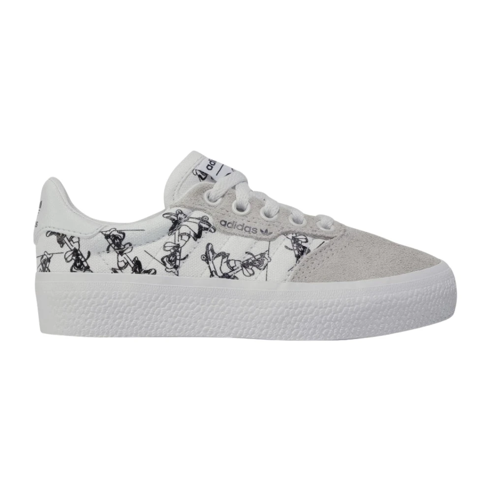 Adidas Disney Samarbete Läder Sneakers White, Flicka