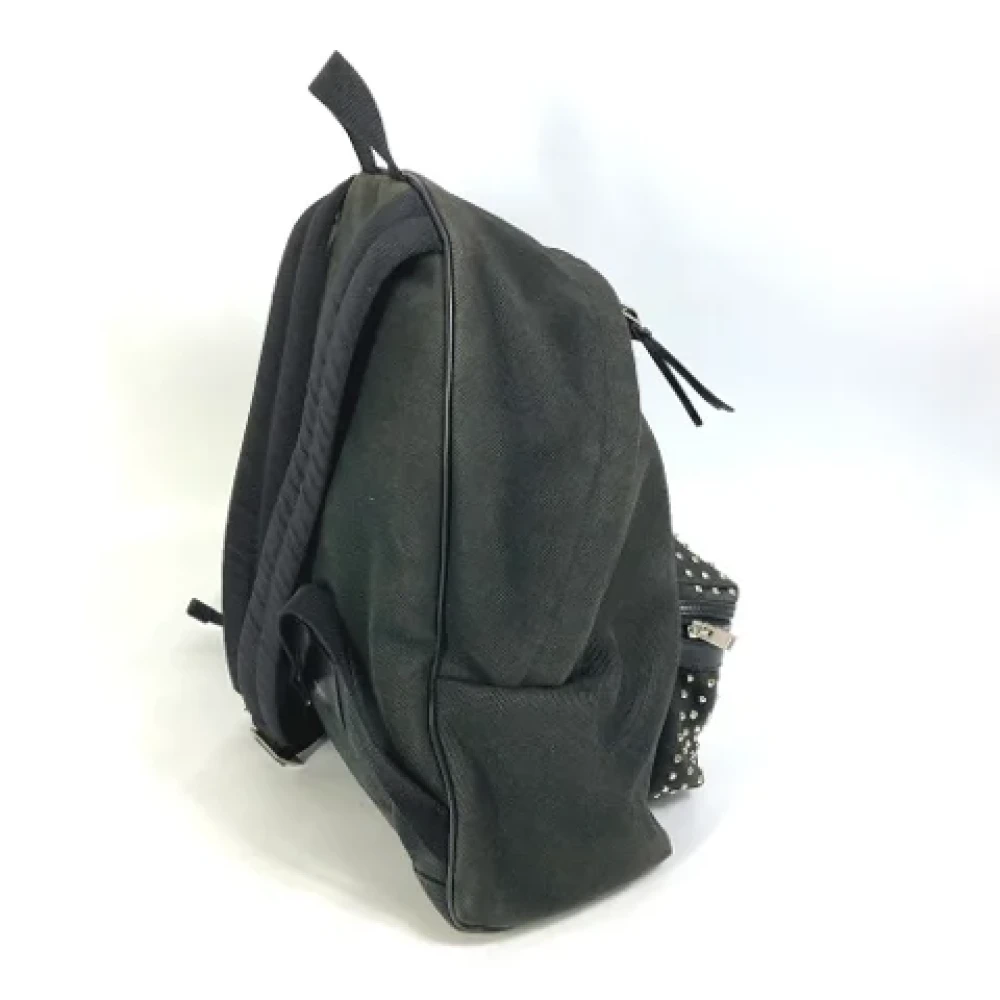 Yves Saint Laurent Vintage Pre-owned Fabric backpacks Black Dames