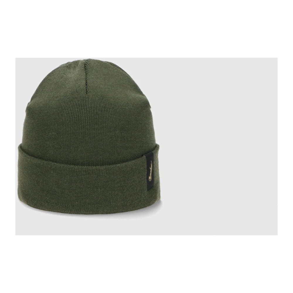 Borsalino Wollen Street Beanie Hoed Green Unisex