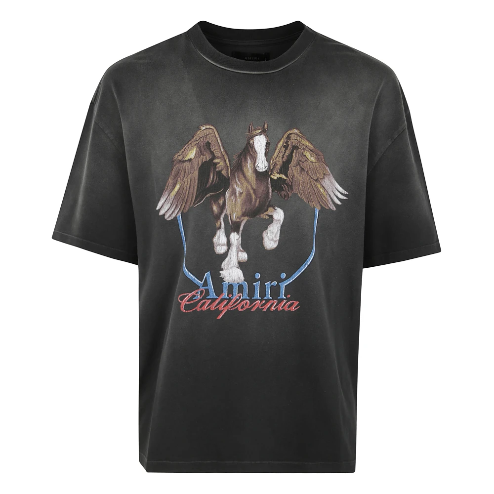 Amiri Vintage Pegasus T-shirt Black Heren