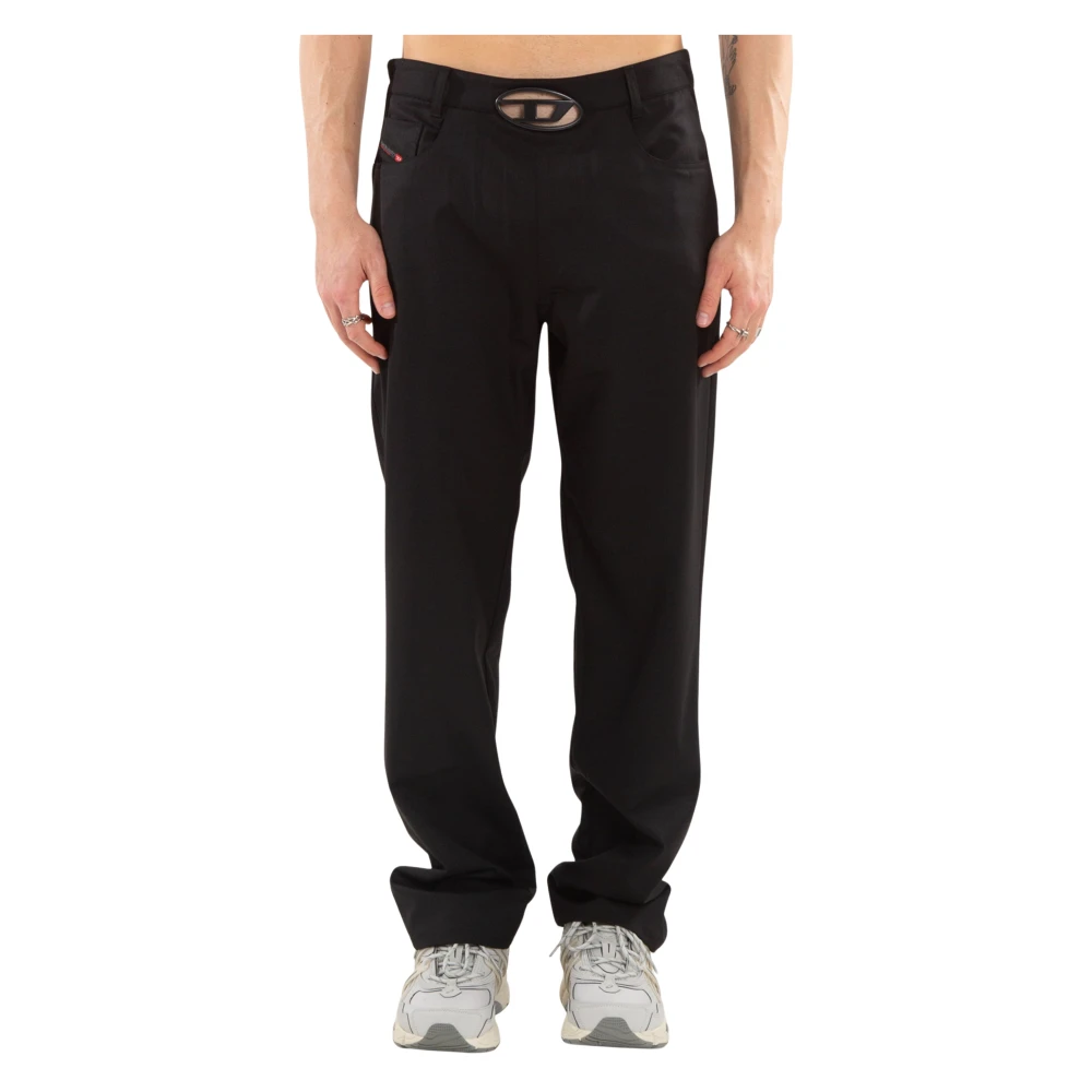 Trousers > Straight Trousers - - Diesel - Modalova