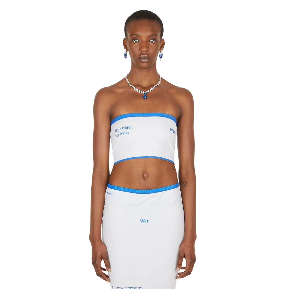 DI Petsa Mouwloze Top White Dames