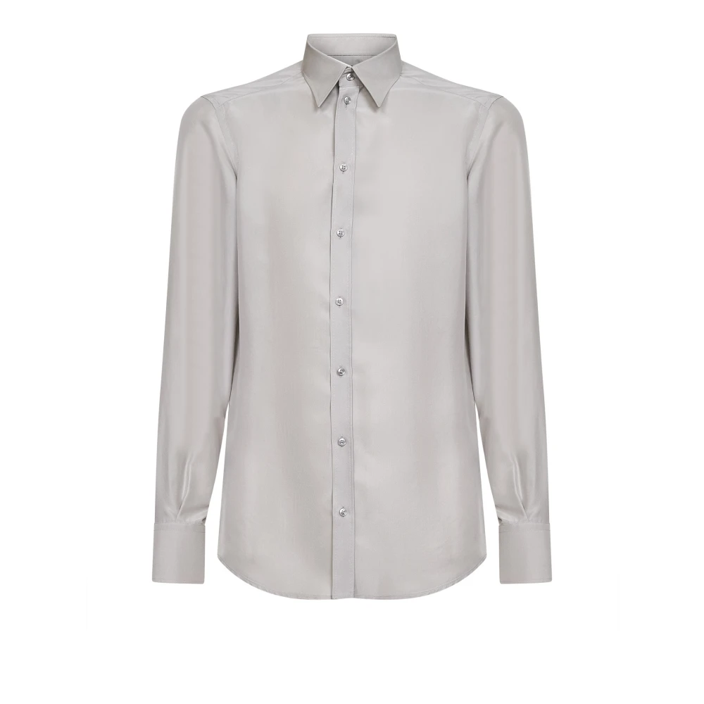 Dolce & Gabbana Men's Gray Casual Shirts, Xl, Martini Shirt