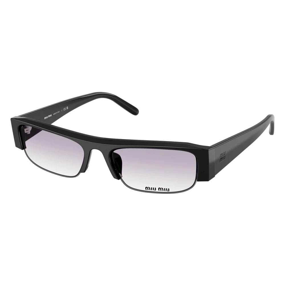 Miu Miu Women's Black Stylish Sunglasses In And Gold - Sunglasses - 51 Mm - Accessories