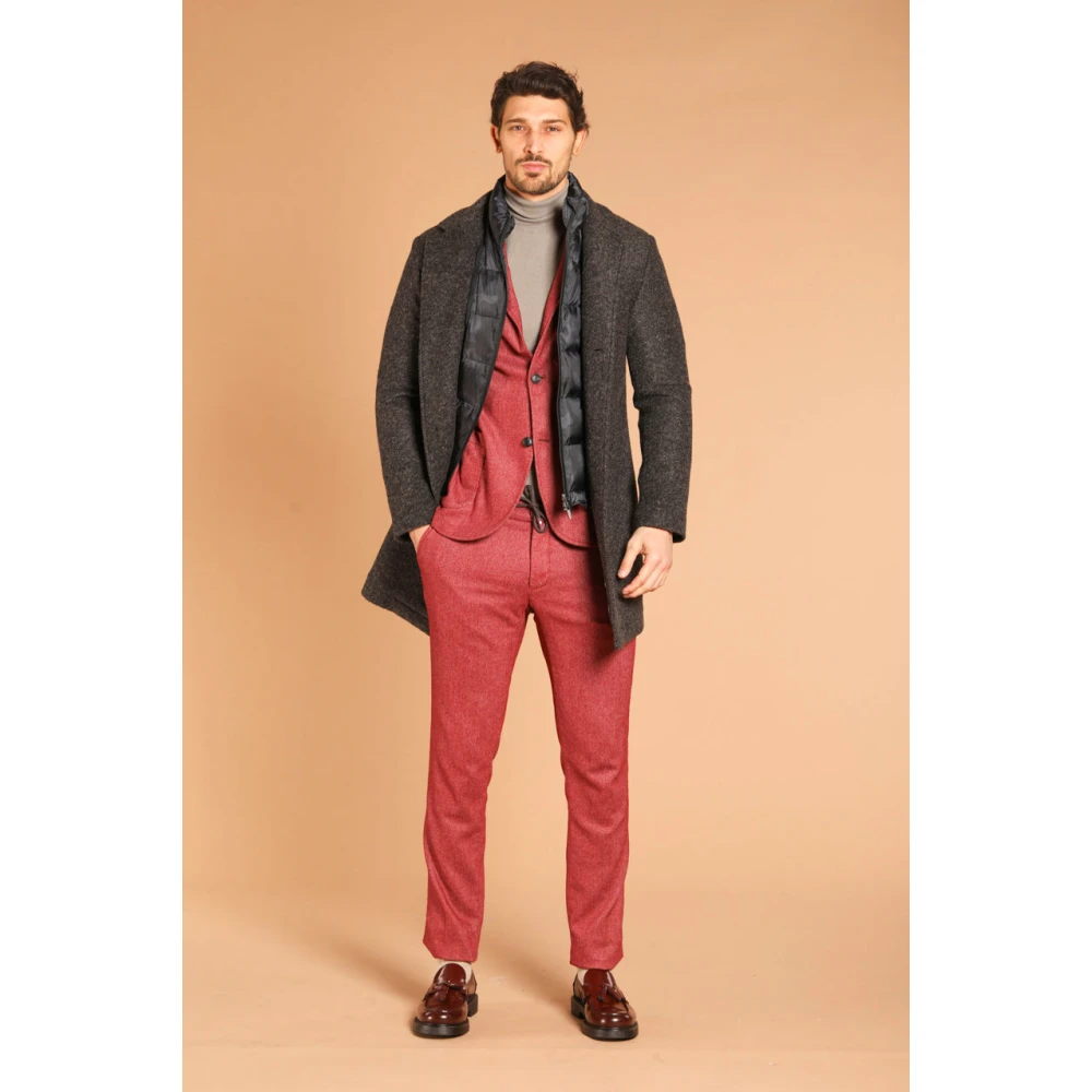 Mason's Donkerbruine Herringbone Herenjas Brown Heren