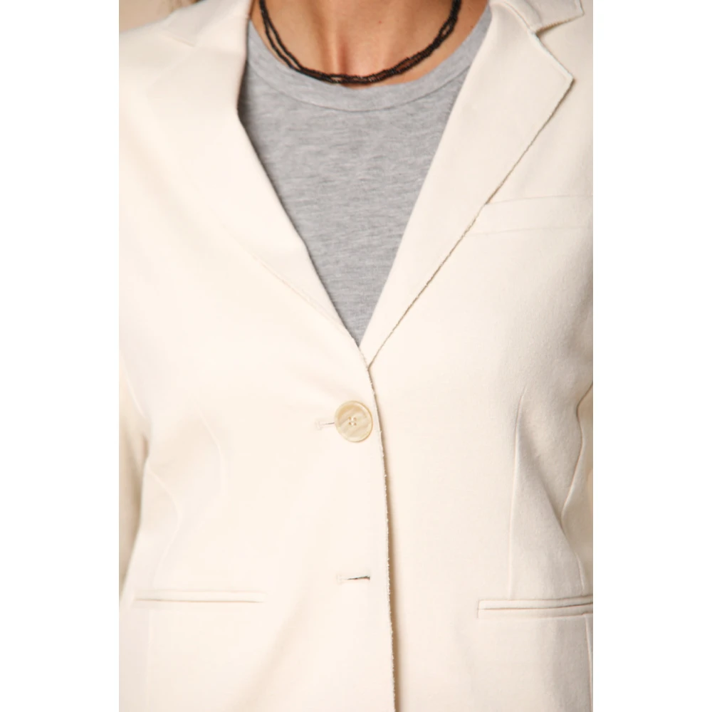 Mason's Jersey blazer Helena in crème Beige Dames
