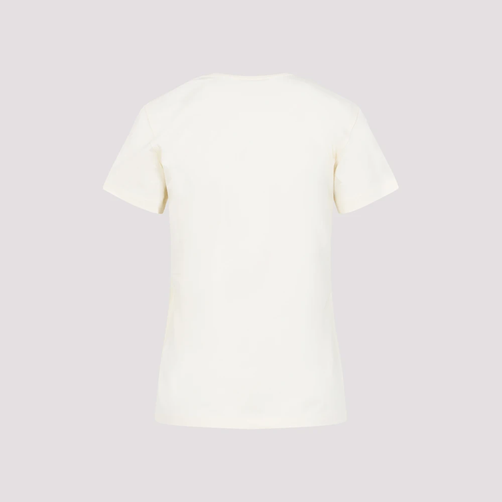Moncler Natuurlijke Tshirt Beige Dames