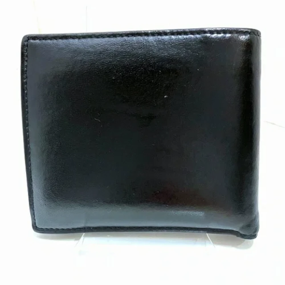 Saint Laurent Vintage Pre-owned Leather wallets Black Dames