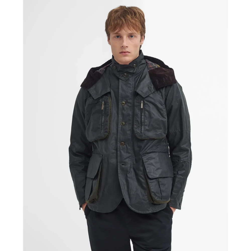 Barbour Outland Wax Jacket Green Heren