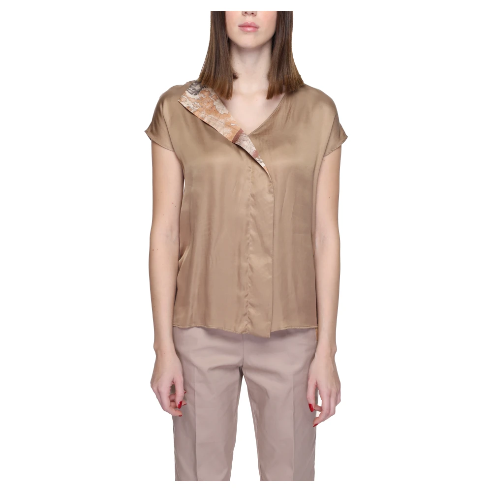 Alviero Martini 1a Classe Shirts Beige, Dam