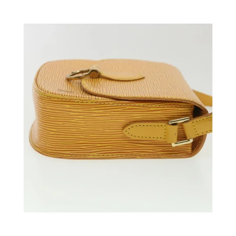 Louis Vuitton Vintage Pre-owned Leather louis-vuitton-bags Yellow Dames