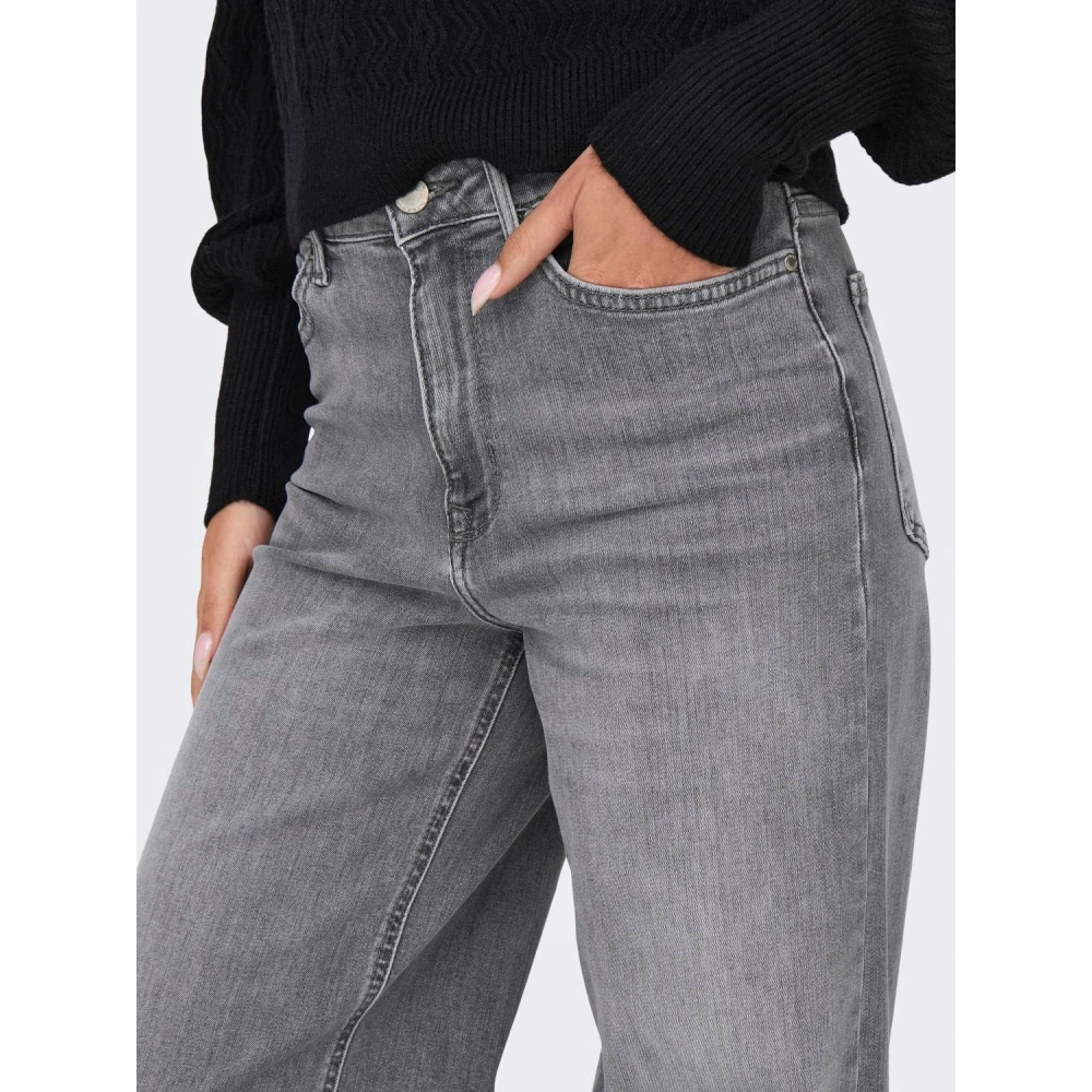 Only Lichtgrijze Denim Dames Jeans Gray Dames